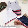 5er Set Mädchen Bustier X-Rücken - Streifen - Bunt 152-158 Produktbild-Vorschau 7