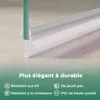 S'AFIELINA Joint de douche 2 pièces 100cm pour verre de Voir les images du produit 8