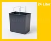 Cestino interno Hailo 1050209 grigio scuro 24 L 345 x 220 x Anteprima dell’immagine prodotto 2
