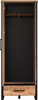 trendteam Garderobe Enna Garderobenschrank Mango/Schwarz, Produktbild-Vorschau 3