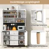 Merax Armoire de cuisine, Buffet Armoire haute avec 3 Voir les images du produit 7