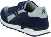 A side view of a blue sneaker. Voir les images du produit
