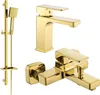 Mexen Cetus DQ45 Badewannenset, Gold - 744303DQ45-50 Produktbild-Vorschau 1