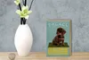 Holzschild Spruch 12x18cm Dackel Hund lebhaft mutig stur Produktbild-Vorschau 5