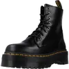 Schwarze Uni Stiefelette mit Plateau & Reißverschluss für Produktbild-Vorschau 94
