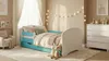 Kinderbett 160x80 Blau mit Matratze & Schublade – Produktbild-Vorschau 2