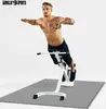 A man is using a fitness machine, with a set of puzzle mats on the floor. Produktbild-Vorschau