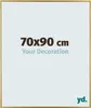 A marketing image showing a frame size and a logo. Produktbild-Vorschau