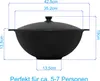Kazan in ghisa 8L piatto NAMANGAN coperchio in alluminio Anteprima dell’immagine prodotto 2