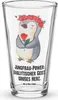 Mr. & Mrs. Panda Bierglas Jungfrau Astrologie - Transparent Produktbild-Vorschau 1