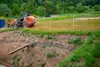 horizont Kunststoffzaun 50 m x 1 m - rot – Absperrzaun aus Produktbild-Vorschau 2