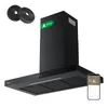 CIARRA A+++ 650 m³/h Hotte d'aspiration murale 90cm WIFI Voir les images du produit 1
