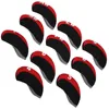 10 kusů/sada Kožený golfový klub Iron Head Covers Golf Náhled obrázku produktu 4
