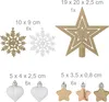 Set da 101 palline natalizie Relaxdays, plastica, palline e Anteprima dell’immagine prodotto 5