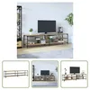 A collage of images showing a TV stand in different settings and angles. Produktbild-Vorschau