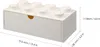 LEGO Schreibtischschublade 8             (weiß, Noppen) Produktbild-Vorschau 7