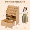 COSTWAY Kinderregal mit 5 Ebenen, Holz Bücherregal mit Produktbild-Vorschau 3