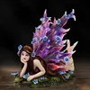 Wunderschöne Elfe liegt auf Blumenwiese - Fairy, Blume, Produktbild-Vorschau 4