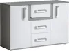 Minio, Kommode 127,6 cm, "Arezzo", Anthrazit / Weiß Farbe Produktbild-Vorschau 1