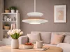 LED Pendelleuchte skandinavisch mit Metallschirm Grau Braun Produktbild-Vorschau 5