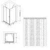 LEMMO Movable Duschkabine Schiebetuer Nano Glas Eckeinstieg Produktbild-Vorschau 4