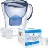 A water filter pitcher and a box of replacement filters are displayed against a white background. Anteprima dell’immagine prodotto