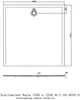 Hoesch Mineralguss-Duschwanne Muna S 150x150x3cm, we., Produktbild-Vorschau 2