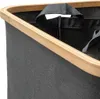 Wäschekorb | 140 Liter | 2 Fächer | mit Deckel und Produktbild-Vorschau 3