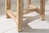 riess-ambiente Hocker FINCA 40cm beige massives Mangoholz Produktbild-Vorschau 8