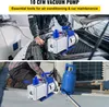 Vákuová pumpa SucceBuy, 12 CFM, 1 hp, dvojstupňová HVAC Náhľad obrázku produktu 2