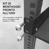 Extralink 1U rack 300mm nero 19", per armadi a muro Anteprima dell’immagine prodotto 2