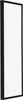 A black picture frame shown from a side angle against a white background. Produktbild-Vorschau