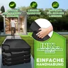 tillvex® Pied de parasol noir 60 litres / 80 kg - 4 pièces Voir les images du produit 2