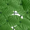 vidaXL Pare-vue de balcon avec feuilles vertes 400x100 cm Voir les images du produit 4