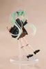 A figurine of Hatsune Miku in a school uniform, displayed on a clear stand against a plain background. Podgląd zdjęcia produktu
