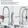 Wasserhahn Küche Ausziehbar Küchenarmatur mit Zwei Auslauf Produktbild-Vorschau 5