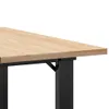 vidaXL Konferenčný stolík O-rám 70x70x40cm z masívnej Náhľad obrázku produktu 6