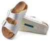 Sandalia uni Birkenstock Arizona SL BF, color blanco, talla Vista previa de la imagen del producto 3