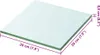 vidaXL Regalboden Glas Transparent 20x20 cm Produktbild-Vorschau 2