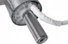 A close-up view of the threaded end of a metal device, with a white braided cable emerging from it. Anteprima dell’immagine prodotto