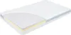 A cutaway view of a mattress showing its internal layers. Produktbild-Vorschau