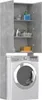A washing machine and a storage cabinet shown together, likely in a laundry room setting. Produktbild-Vorschau