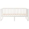 vidaXL Letto da giorno senza materasso bianco 100x200 cm in Anteprima dell’immagine prodotto 8