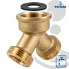 tecuro 2-Wege Verteilerstück Gabelstück allseitig 3/4 Zoll Produktbild-Vorschau 3