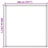 vidaXL Tappeto tenda 200x200 cm Taupe Anteprima dell’immagine prodotto 8