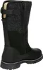A side view of a black winter boot. Anteprima dell’immagine prodotto