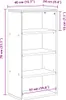 vidaXL Szafka boczna ODDA 40x24x79 cm lite drewno sosnowe Podgląd zdjęcia produktu 8
