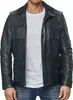Tazzio Herren Jacke Lederjacke Trenchcoat 19706 Navy XXL Produktbild-Vorschau 2