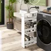 GOPLUS 13 cm breites Nischenregal mit Rollen, 4 Ebenen Produktbild-Vorschau 6