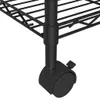 vidaXL Lagerregal mit 3 Böden und Rollen 60x35x81 cm Produktbild-Vorschau 11